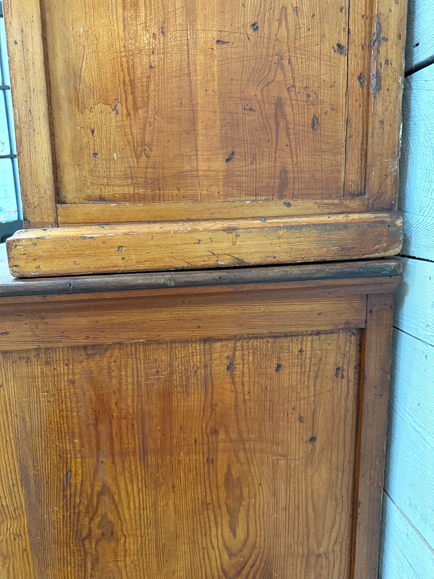 Large Glass Cabinet from School in Belgium