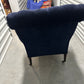 Blue Velvet Chaise Lounge