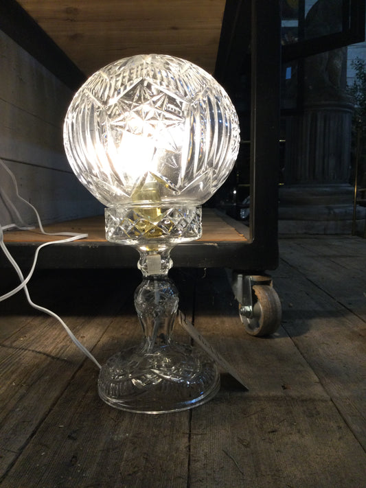 Cut Glass Lamp UK 1910