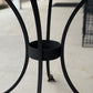 Black Marble Top Table With Hoof Feet