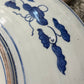 Blue and White 19th Century Imari 24" Charger with Bird and Floral Motif