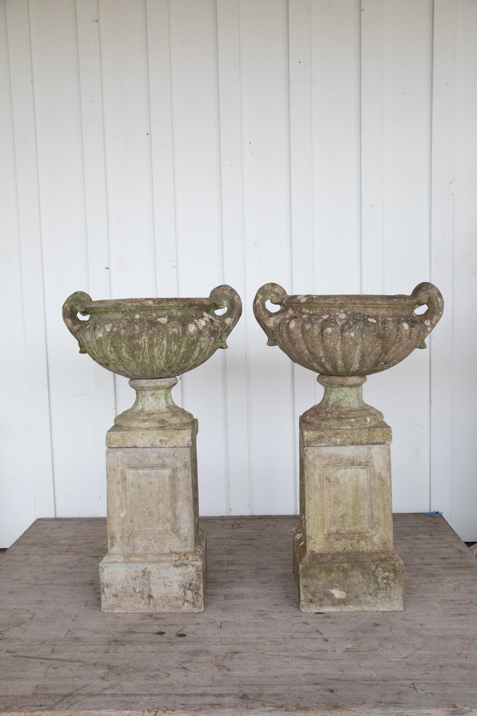 Stone Urn on Stand Circa 1930