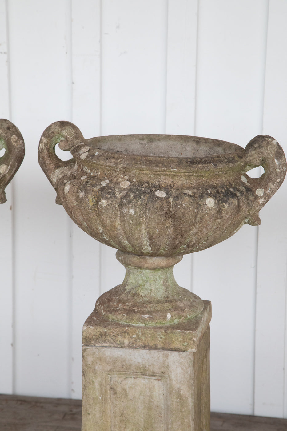 Stone Urn on Stand Circa 1930