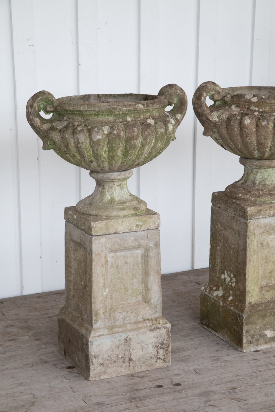 Stone Urn on Stand Circa 1930