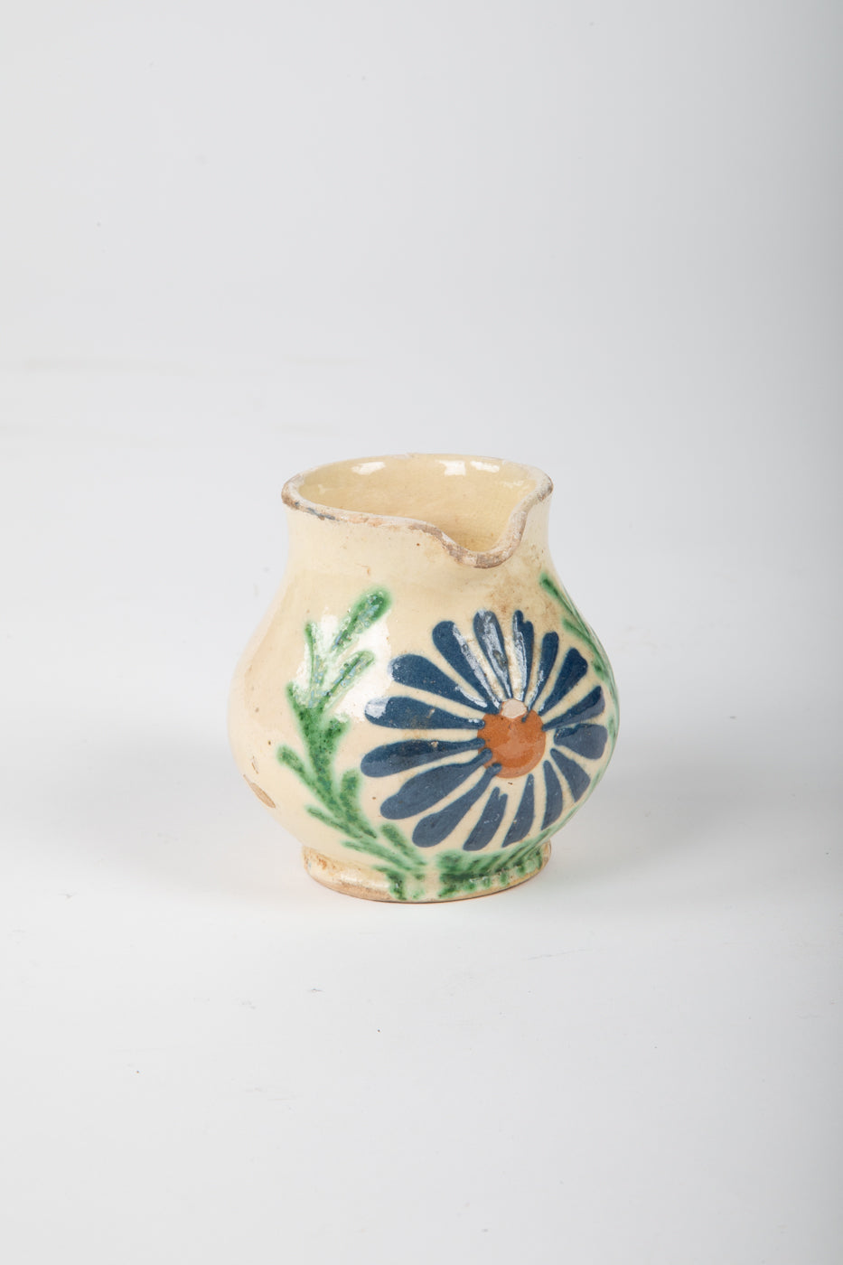 Small Pottery Daisy Pitcher