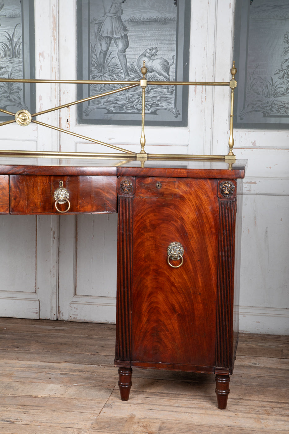 Regency Bow Top Sideboard