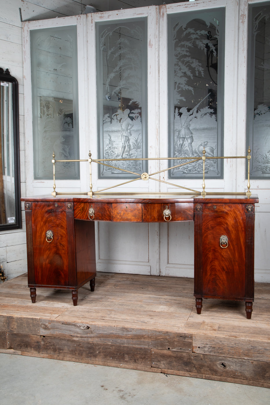 Regency Bow Top Sideboard