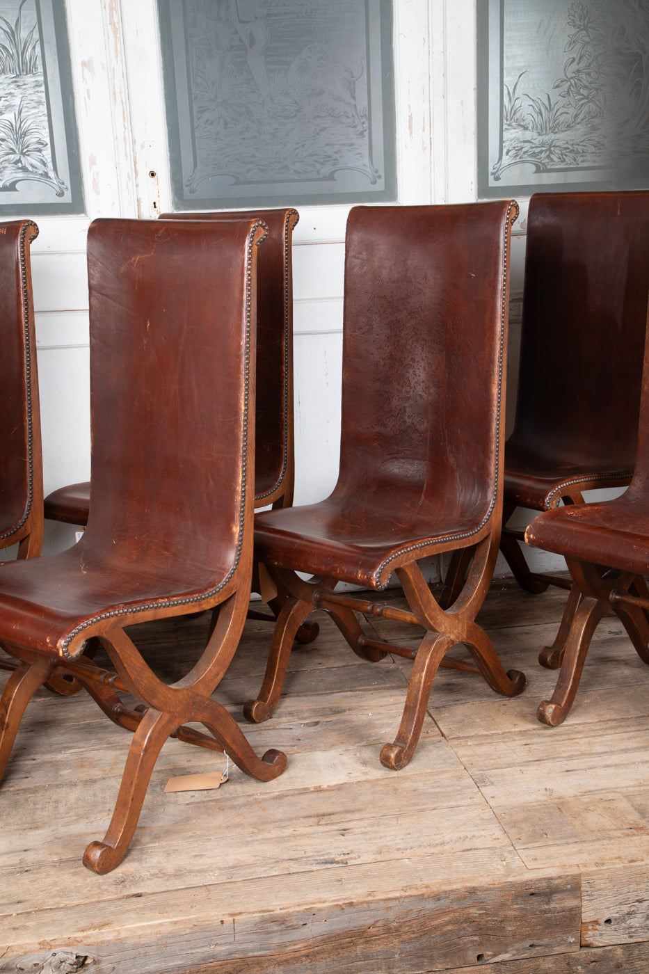 Pierre Lottier Chairs Set of 8  Circa 1930