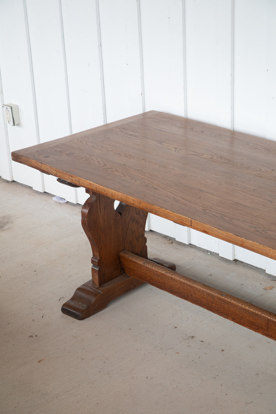 12' Oak Refectory Table with Benches Kings School Canterbury