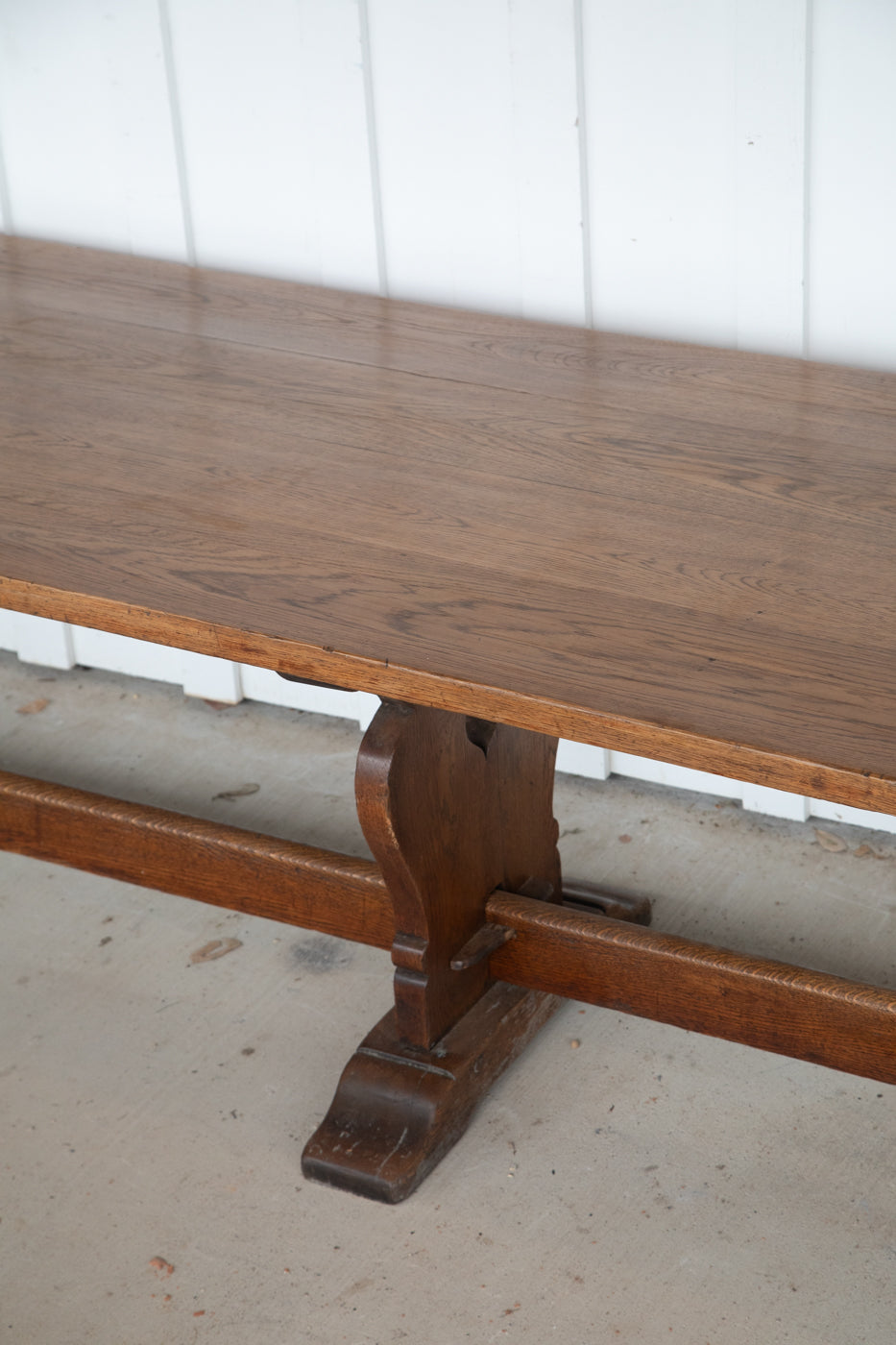 12' Oak Refectory Table with Benches Kings School Canterbury