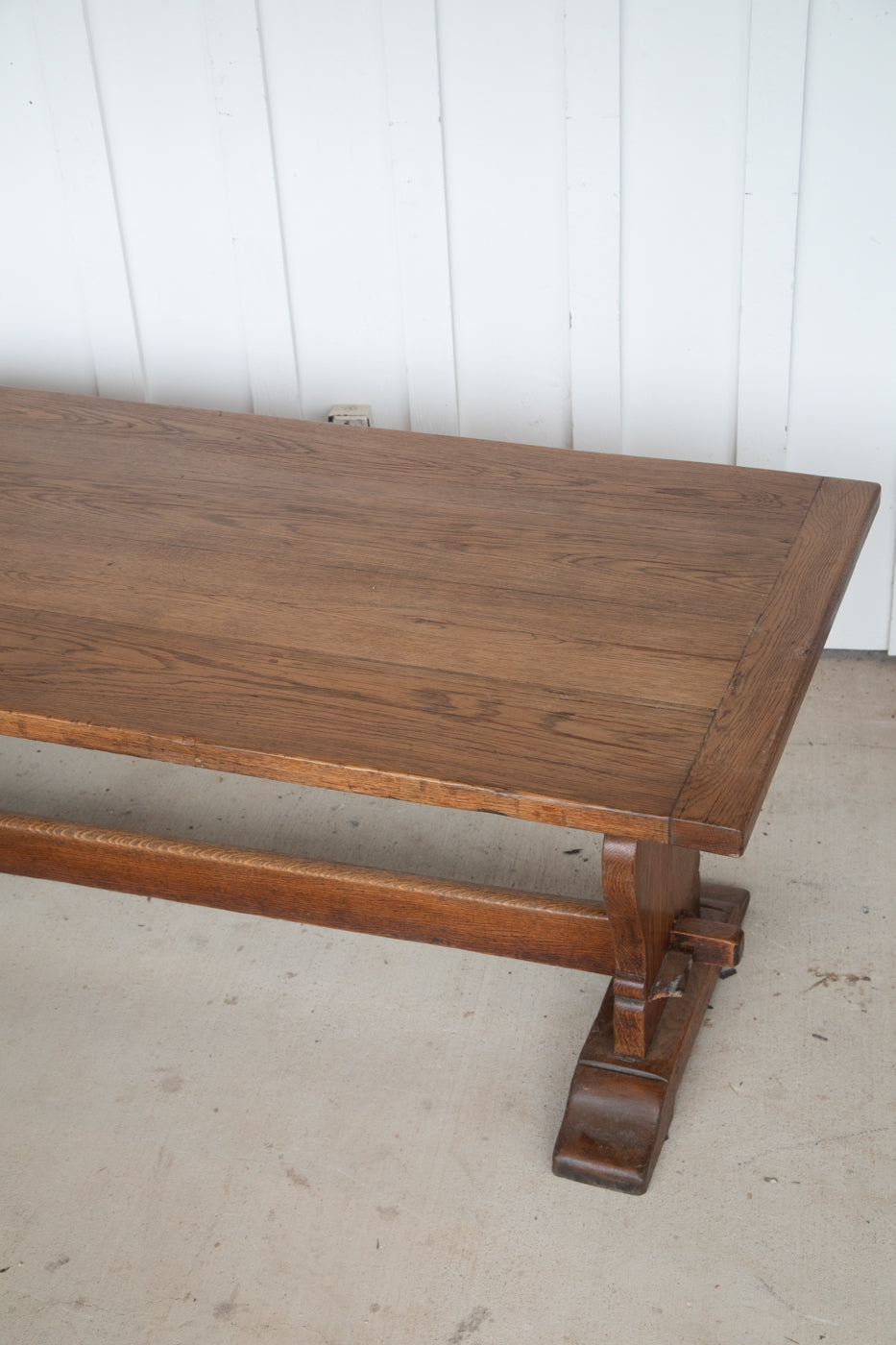 12' Oak Refectory Table with Benches Kings School Canterbury