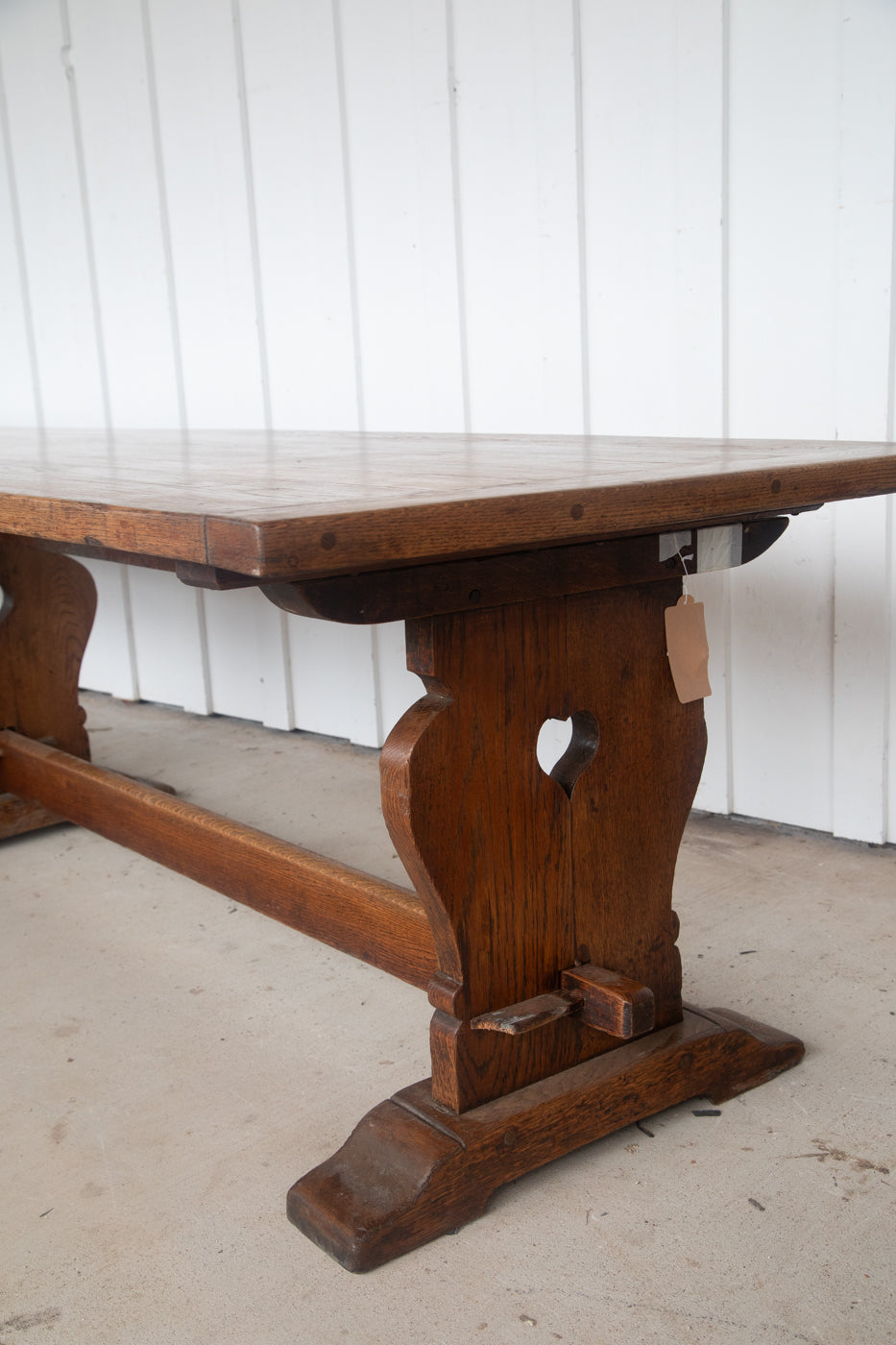 12' Oak Refectory Table with Benches Kings School Canterbury