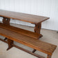 12 ft Oak Refectory Table with Benches Kings School Canterbury