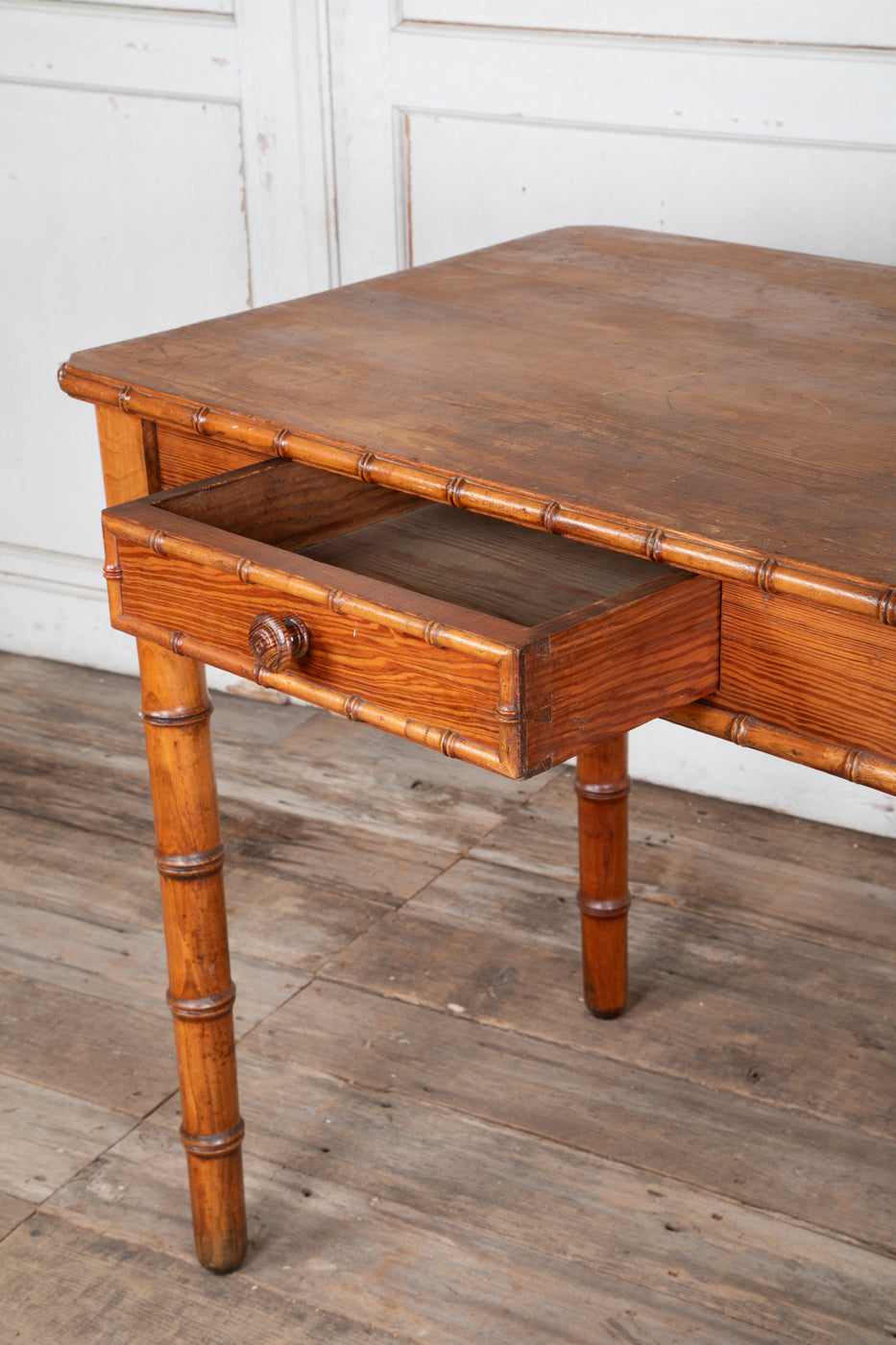 Faux Bamboo Desk