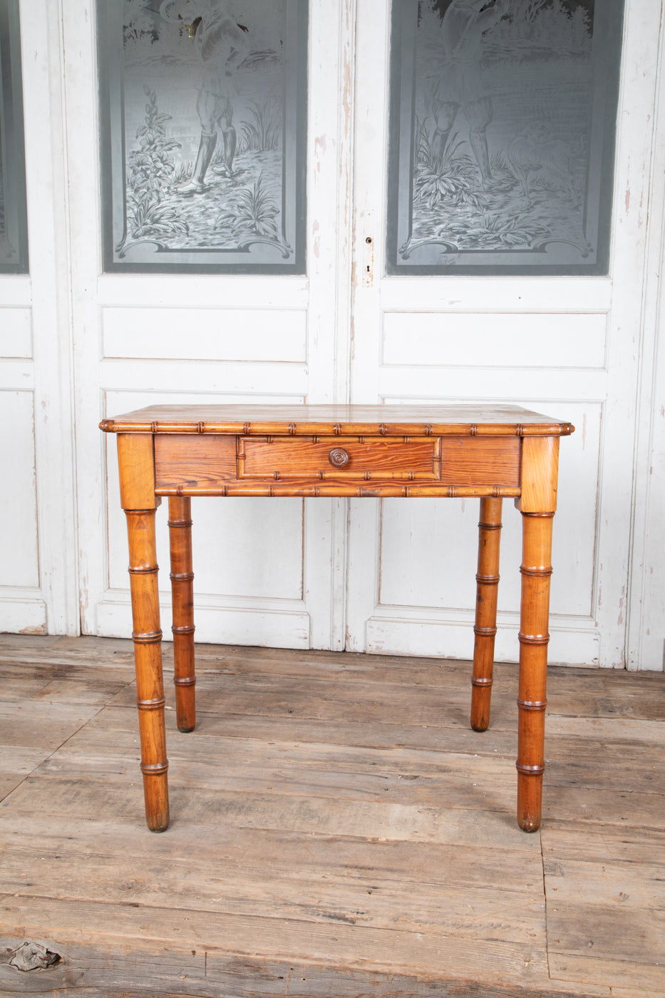 Faux Bamboo Desk