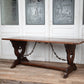 Table with Heart Carving and Iron Stretcher