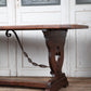 Table with Heart Carving and Iron Stretcher