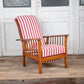 French Morris Reclining Chair with Cushions