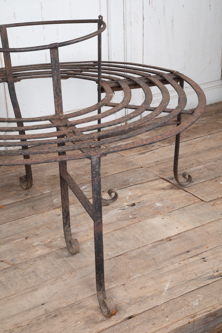 Antique Ironwork Garden Tree Seat