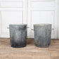 Tall Galvanized Pot