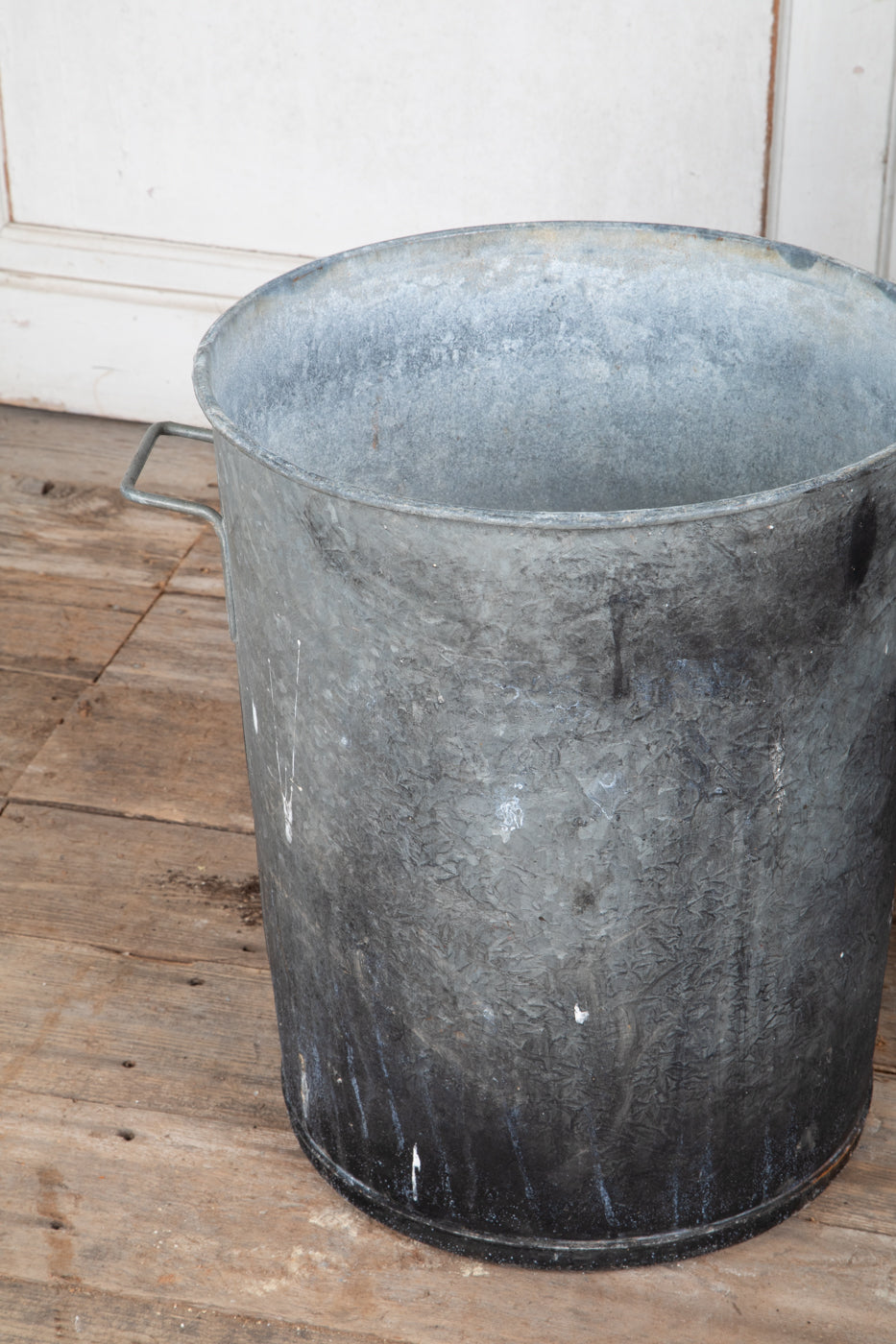 Tall Galvanized Pot