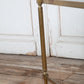 Brass and Glass Cocktail Table