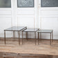 Set of 3 Glass Stacking Tables