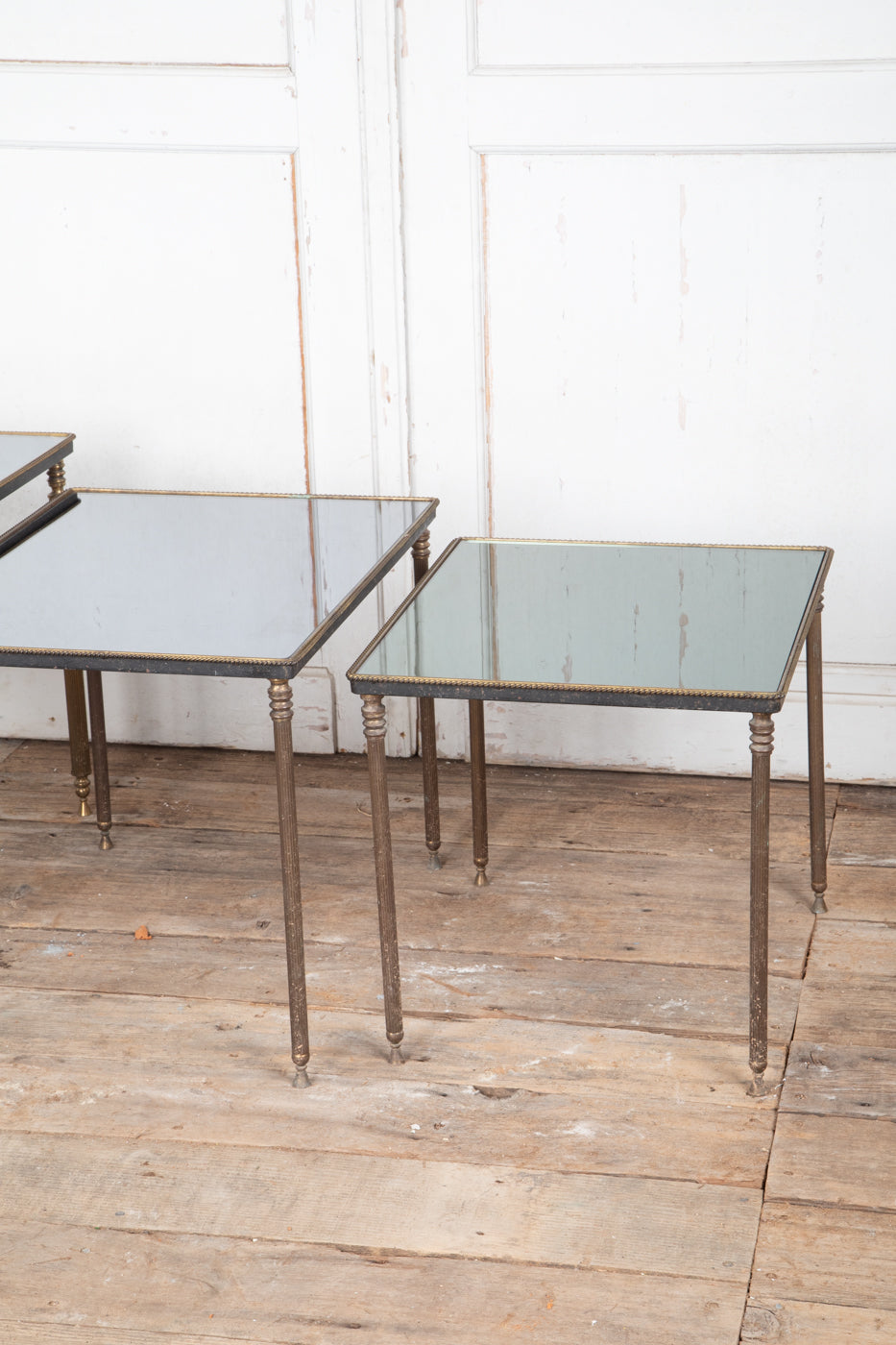 Set of 3 Glass Stacking Tables