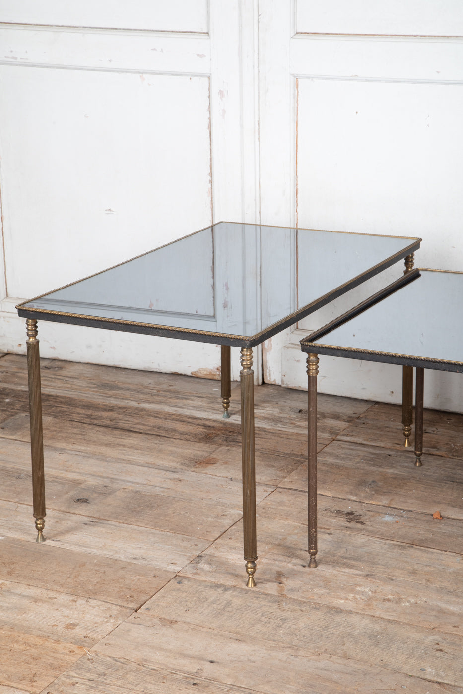 Set of 3 Glass Stacking Tables