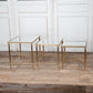 Glass Nesting Tables Set of 3