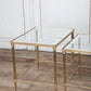 Glass Nesting Tables Set of 3