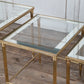 Glass Nesting Tables Set of 3