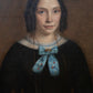 Oil on Canvas Portrait of Woman 1820 England