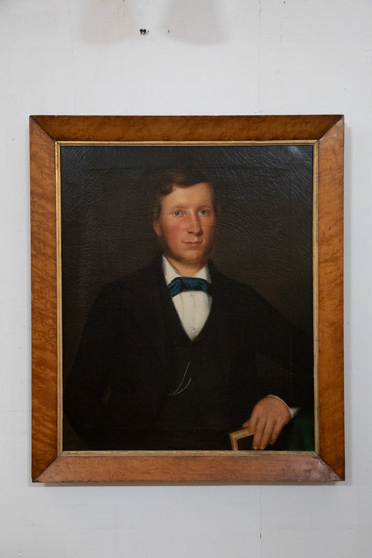 Oil on Canvas Portrait of Man 1820