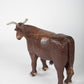 Carved and Painted Folk Art Bull 1860