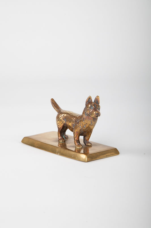 Various Small Brass Decorative Dogs