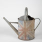 Vintage Galvanized Watering Can with British Flag