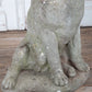 Concrete Boxer Large Hound Sculpture