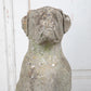 Concrete Boxer Large Hound Sculpture