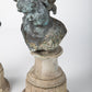 19th Century French Bronze Cherub on Stone Plinth