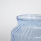 Blue Glass Jar - Short with 6" Opening