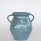 Blue Terra Cotta Pot with 2 Handles