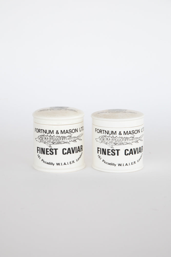 Fortnum and Mason Caviar Pot Lid & Base circa 1920