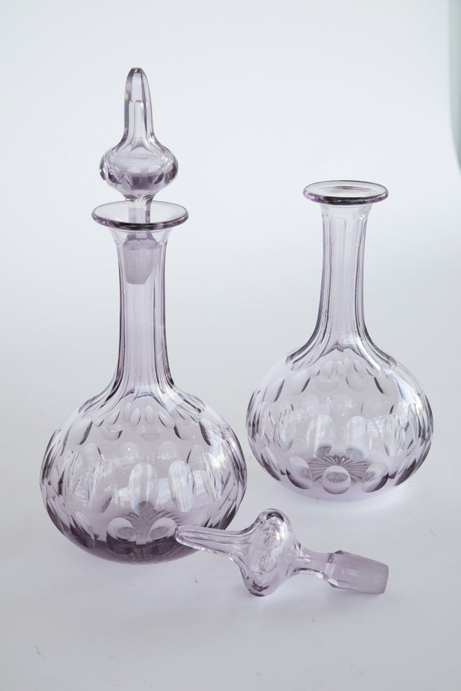 Amethyst Glass Spirit Decanter - Sold Individually