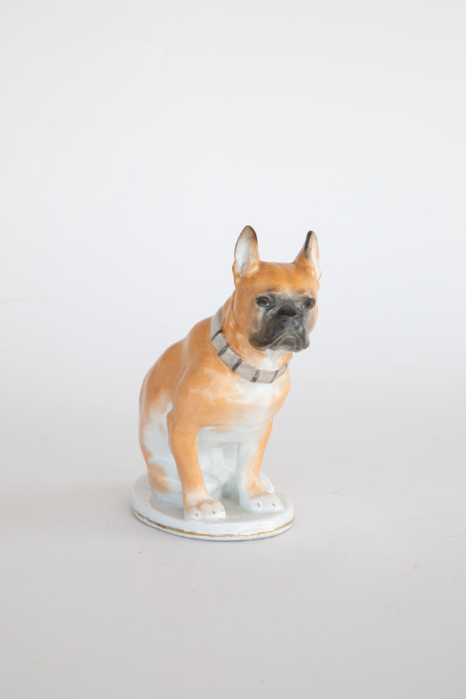 Hand Painted Porcelain French Bulldog