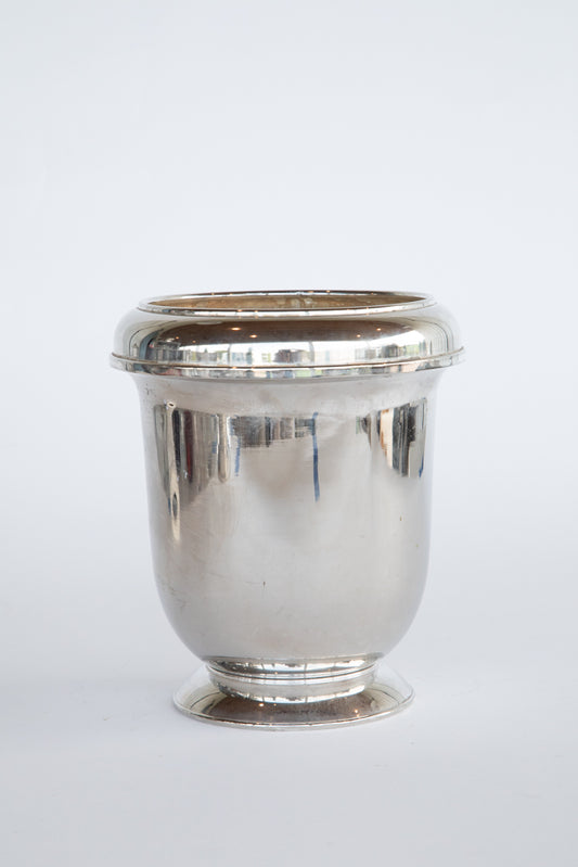 Silver Plated Champagne Bucket with Deep Rim