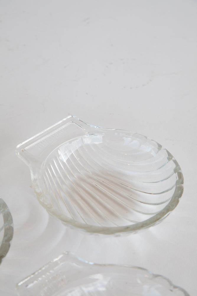 Small Glass Shell Bowls