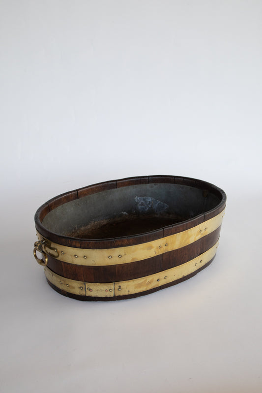 Oak and Brass Bound Bucket UK 1800