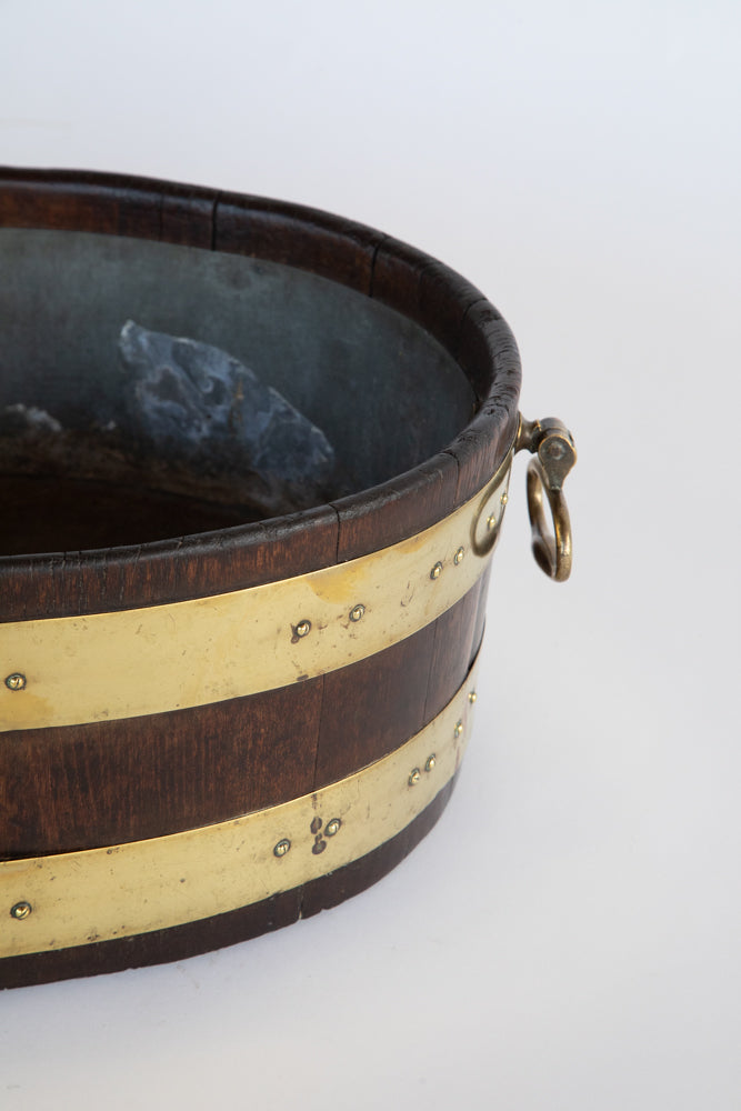 Oak and Brass Bound Bucket UK 1800