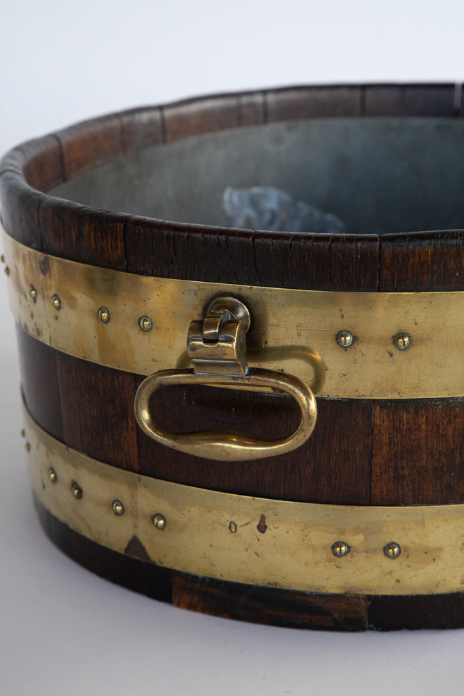 Oak and Brass Bound Bucket UK 1800